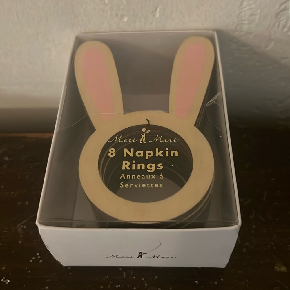 Easter bunny napkin rings